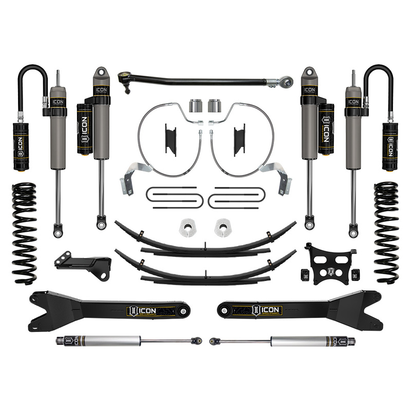ICON 2023 Ford F-250/F-350 Super Duty 4WD Diesel, 4.5" Lift, Stage 4 Suspension System w/ Radius Arms & Expansion Packs